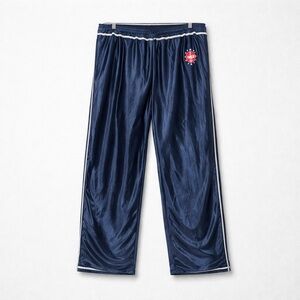 Vintage Retro Coca Cola Men’s Reversible Tracks Pants Blue/Red Size Large